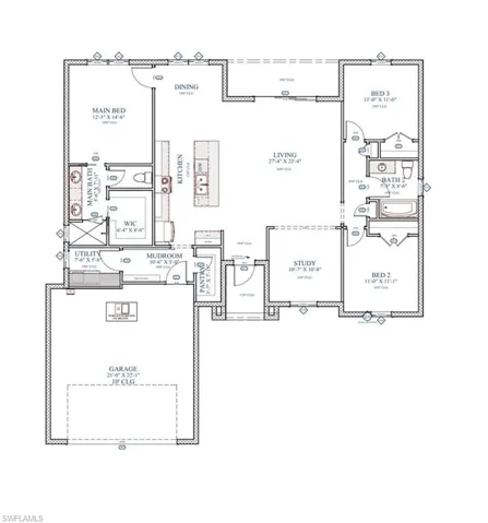 445 Burrstone Dr, Lehigh Acres, Florida 33974