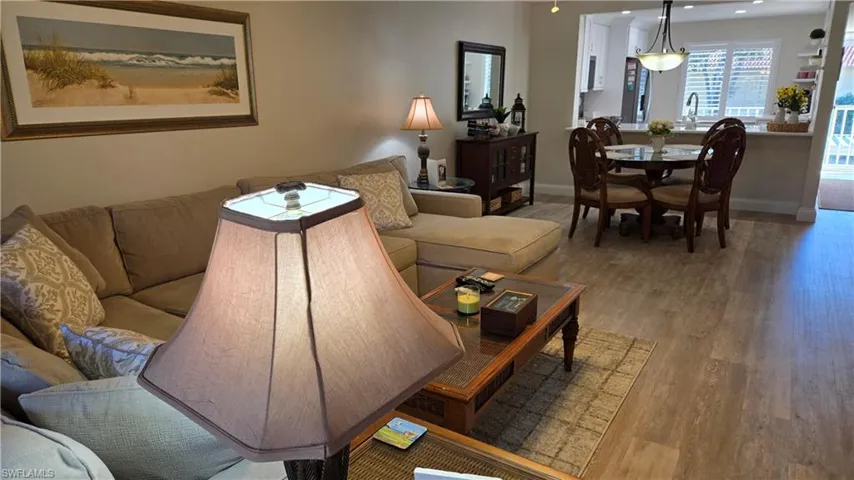 Neutral luxery flooring goes with any decor.