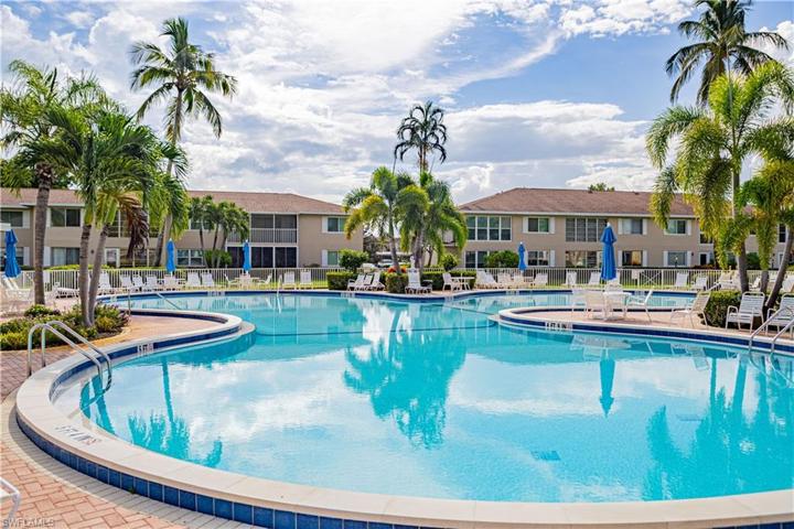 Yes, one of many resort style pools, this one just steps from your condo. You could call this one yours.