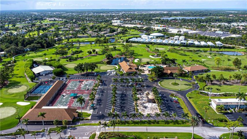 This is a view of all and any amenities you can name.  All here at the Glades Golf and Country Club of Naples.