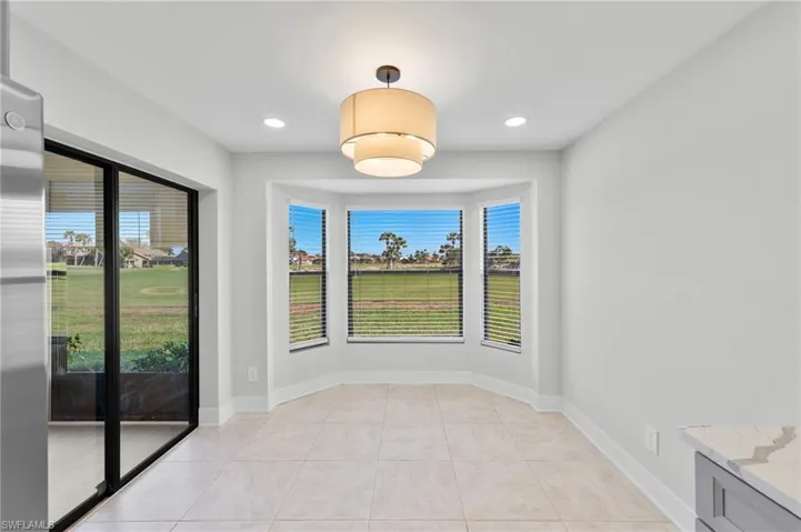View of tiled empty room