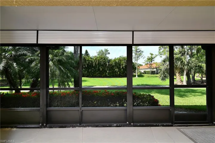 Backyard view from the lanai