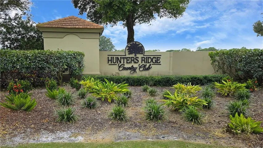 Community entrance sign