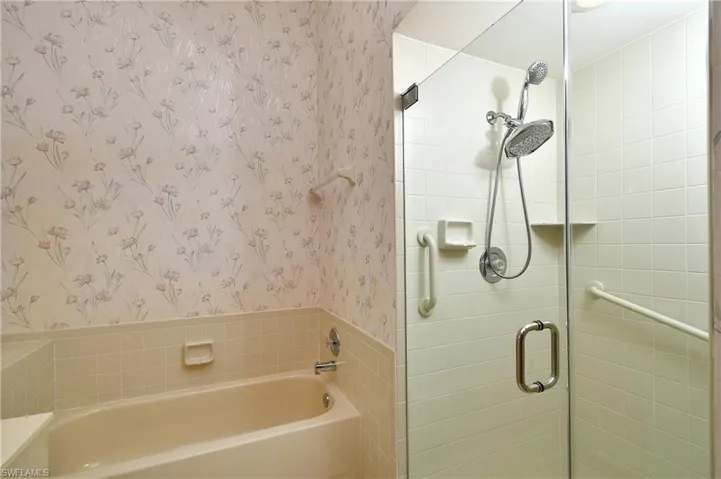 Master Bath with separate tub and shower