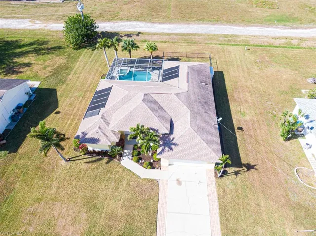 Drone / aerial view with a rural view