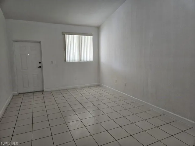 View of tiled empty room