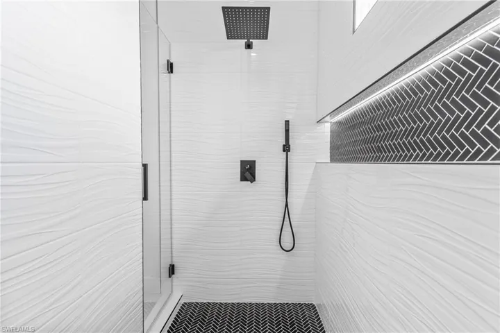 Full bath with a stall shower