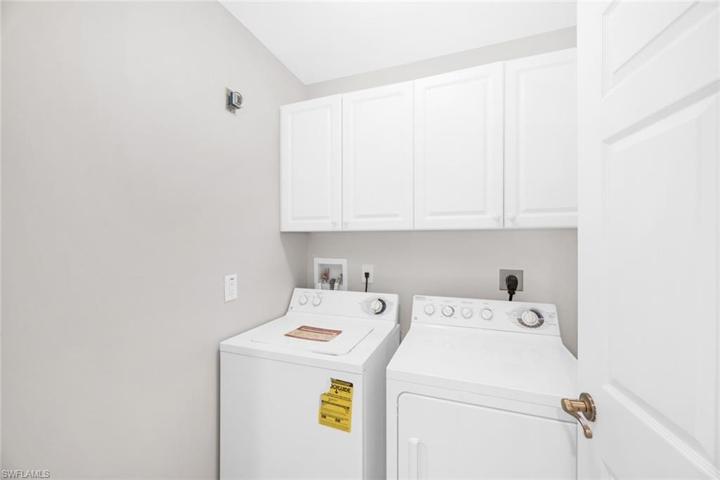 Separate laundry room