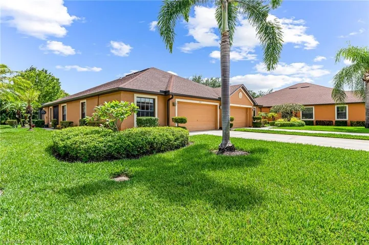 Deep front yard