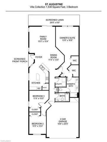 St. Augustine Floorplan
