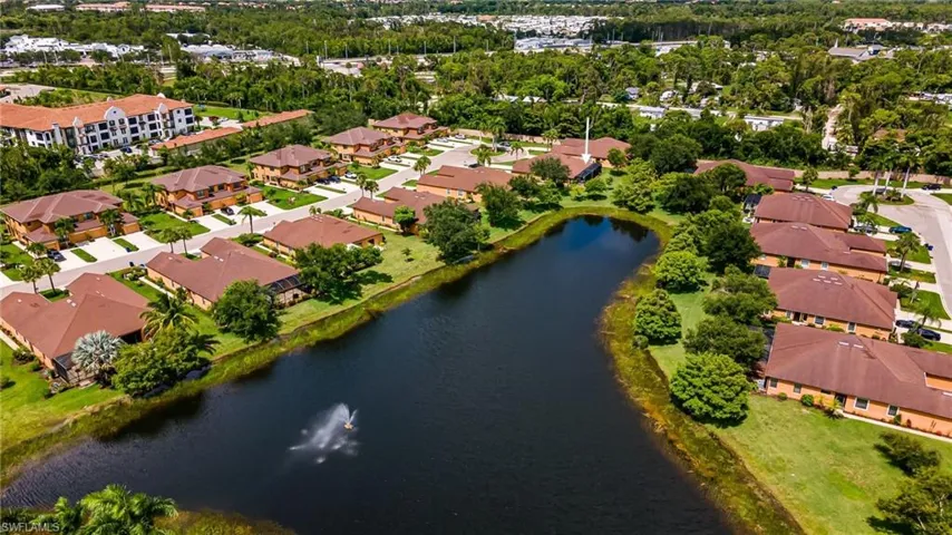Aerial view looking east