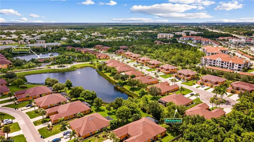 Aerial view looking northwest