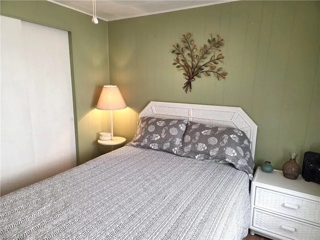 Guest Bedroom has plenty of closet space.
