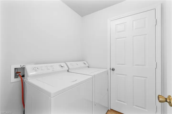 Laundry room includes washer and dryer!