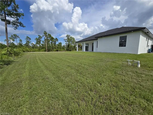 View of green lawn