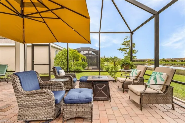 View of oversized lanai