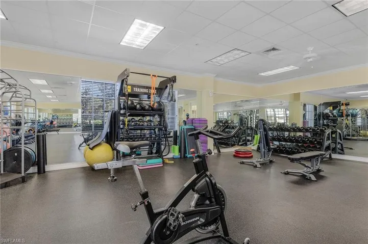 Workout area