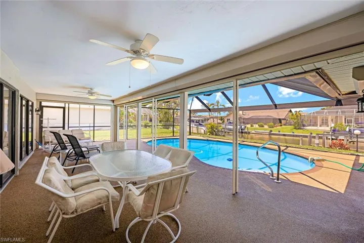 Entertain outdoors in the huge lanai