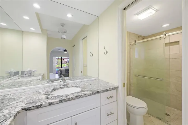En suite bathroom