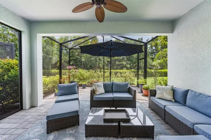 Extended creened lanai.