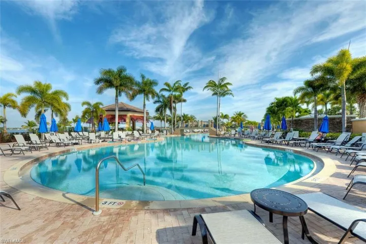 Community Pool and public Tiki Bar