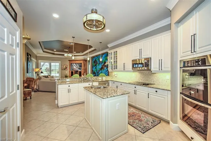 Truly a chef's kitchen, great storage, beautiful appliances, double oven and large pantry