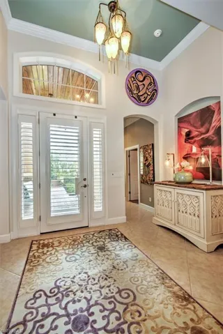 The Grand Foyer provides a magnificent entrance into the home, allowing time to register and take in the surroundings.