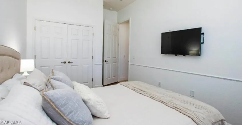 Bedroom with a closet