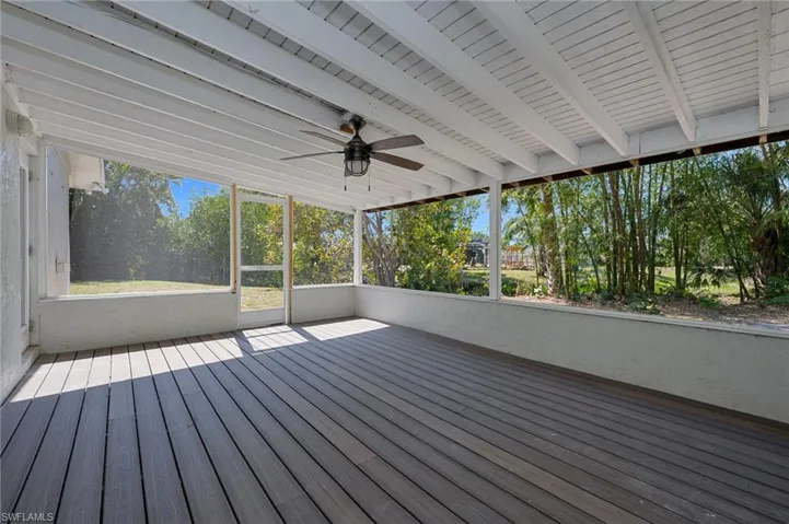 This HUGE lanai is the perfect spot to enjoy your morning coffee or evening cocktail.
