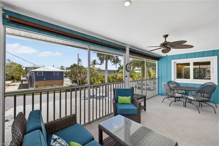 Huge outdoor enclosed balcony!