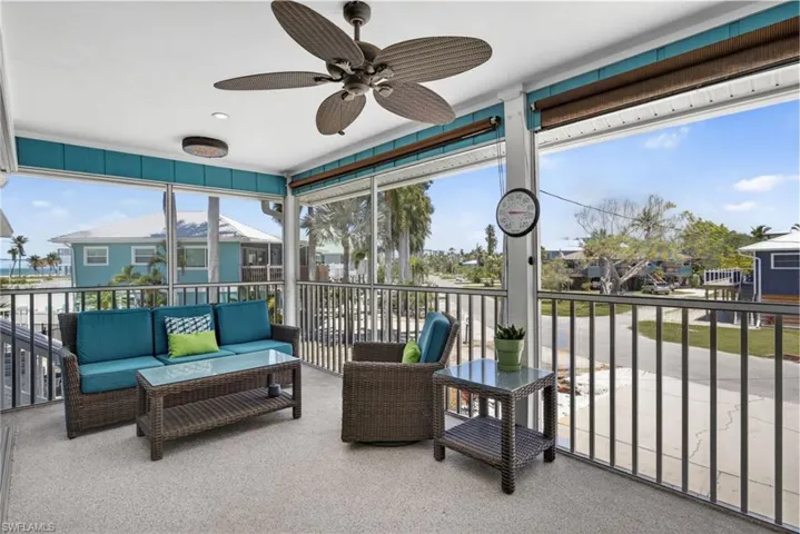 Huge outdoor enclosed balcony!