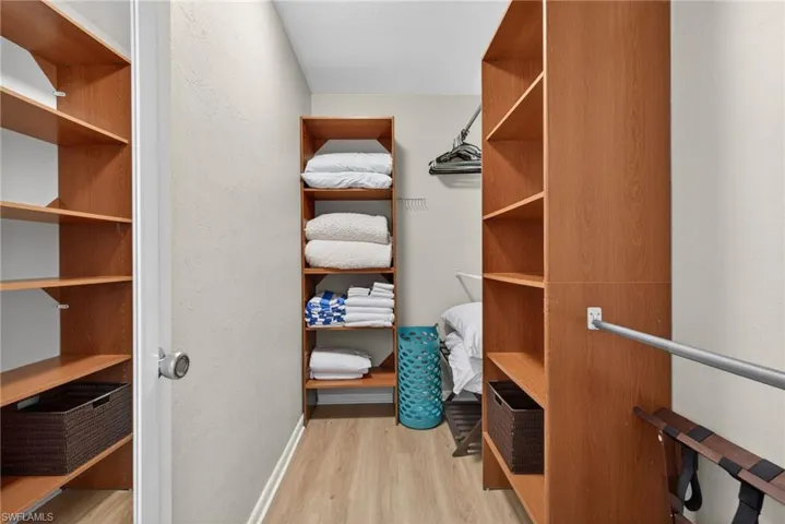Large customized closet in Master bedroom!