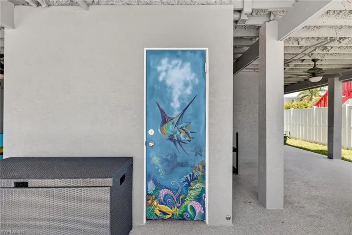 Cool murals and artwork throughout property!