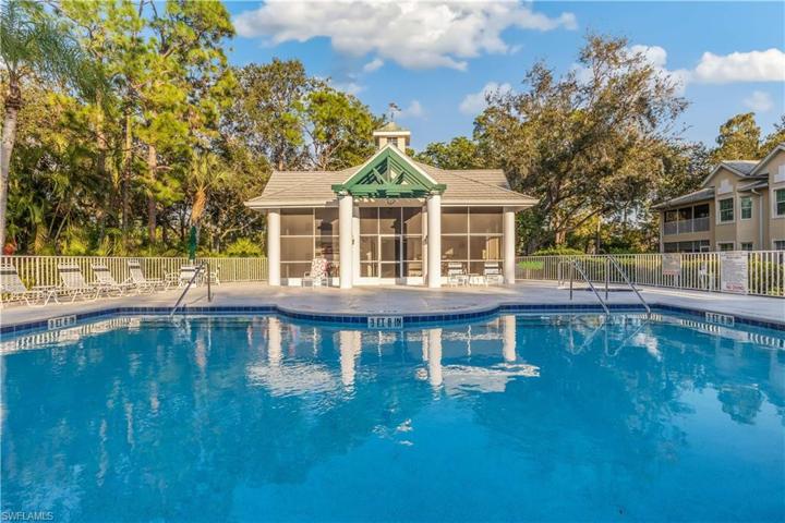 Pool facing community center