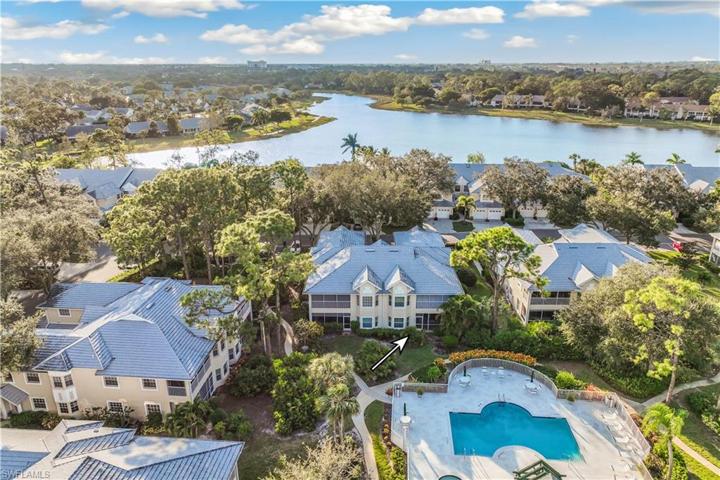 Aerial of rear of residence