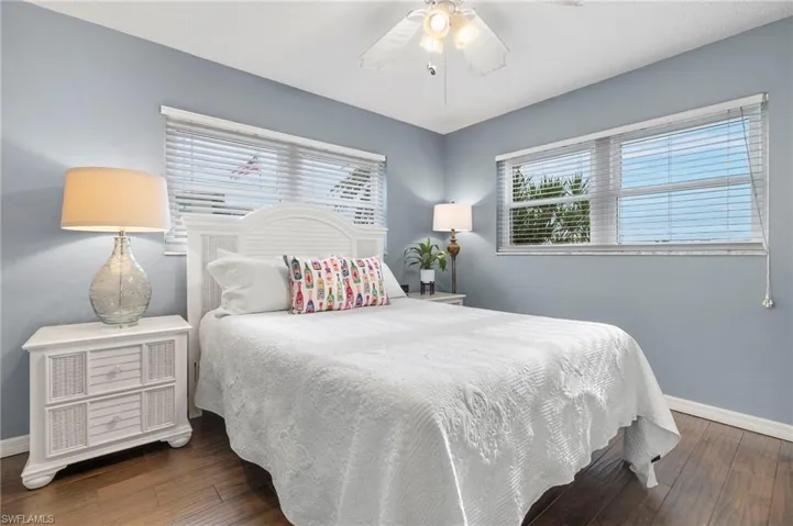 Guest bedroom with great water views.