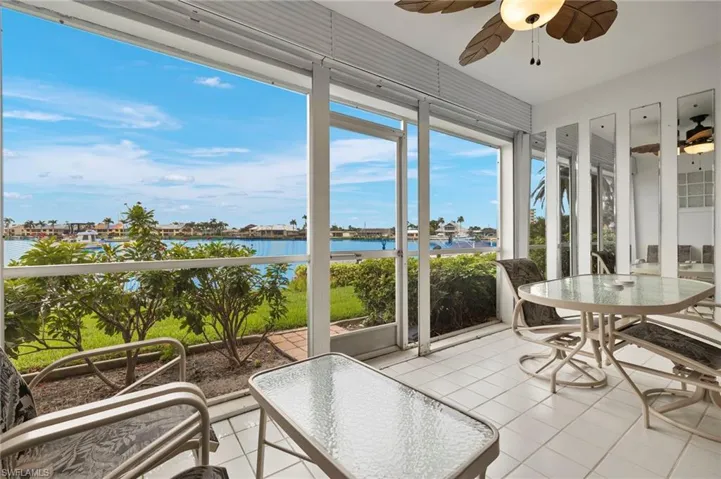 Private Lanai with roll down hurricane shutters