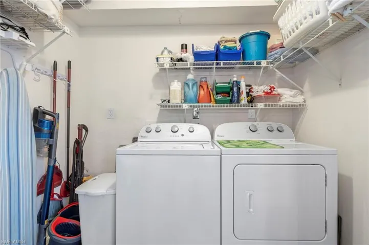 Laundry closet
