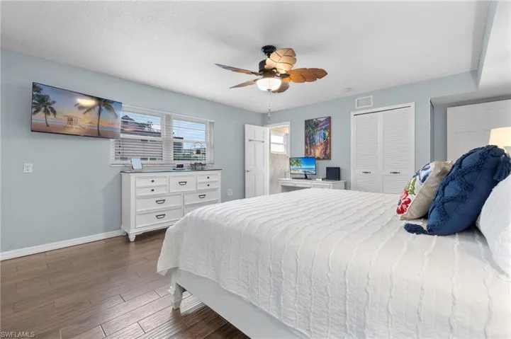 Primary bedroom with ensuite bathroom