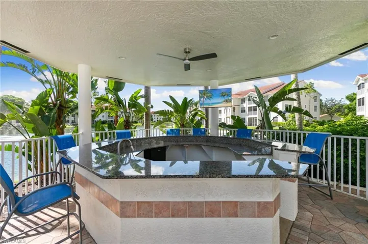 Pool bar area