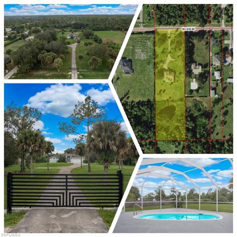 2.73 acres with front gates and fence
