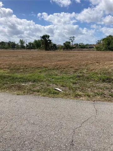 Lot looking southeast.
