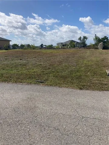 Lot looking south.