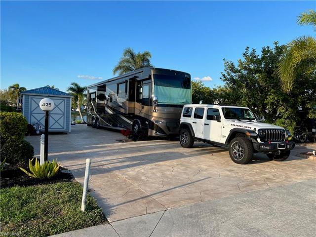 Space for the largest of motorhomes and several cars