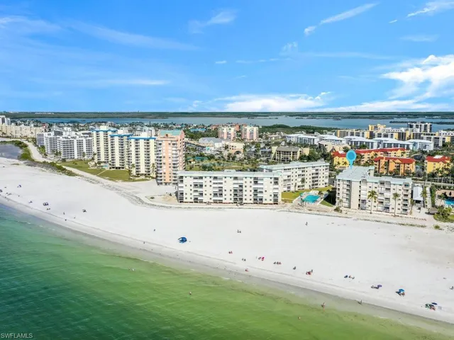 View of urban area with expansive coastline