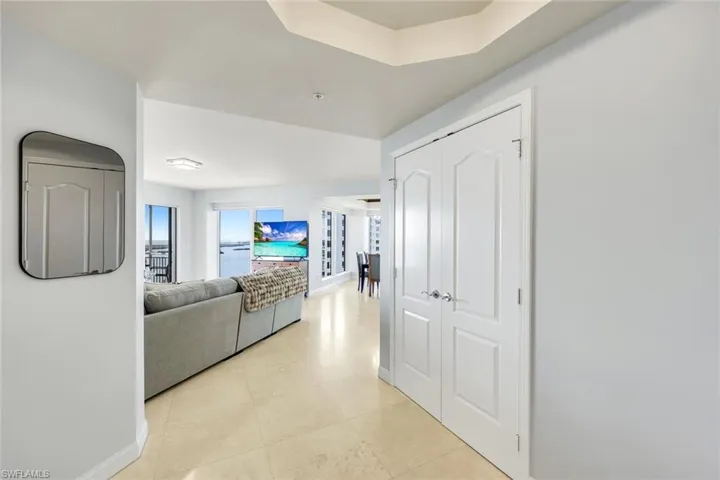 A gracious entrance foyer sets the tone upon arrival.