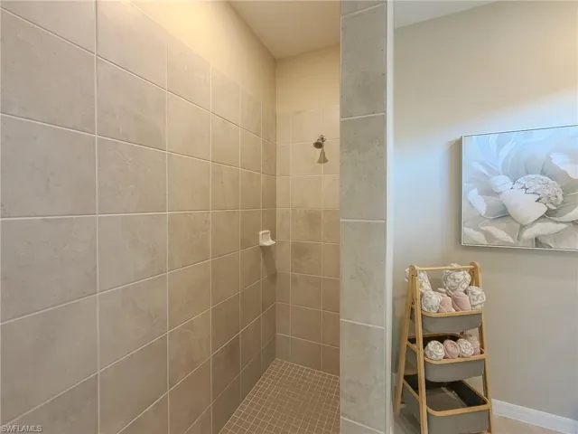 Full bath featuring walk in shower