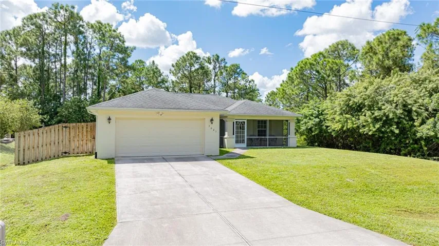 You will Love this 3 bedroom/2 bath Pool Home With Fenced-In Back Yard In Cape Coral, FL!