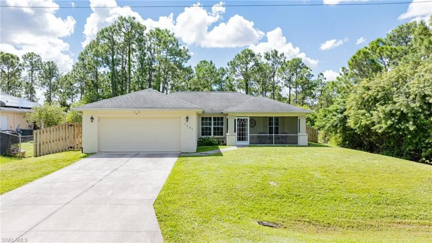 You will Love this 3 bedroom/2 bath Pool Home With Fenced-In Back Yard In Cape Coral, FL!