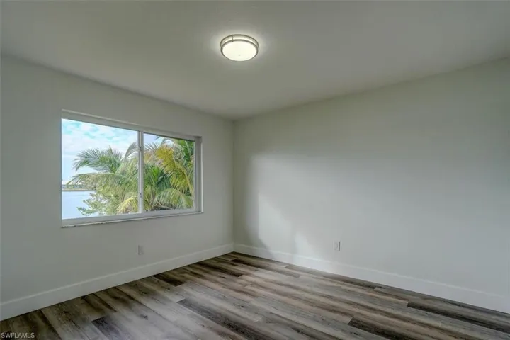 Unfurnished room featuring light hardwood / wood-style flooring